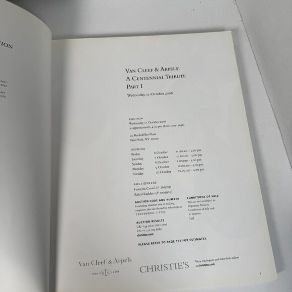 Van Cleef & Arpels Centennial Tribute • Christie’s Auction Catalog Part I • Jewe - Picture 9 of 16
